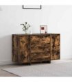 vidaXL Sideboard Smoked Oak 120 x 41 x 75 cm Engineered Wood — V0671994130