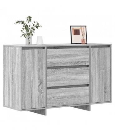 vidaXL Sideboard Grey Sonoma 120 x 41 x 75 cm Engineered Wood — V0671994133