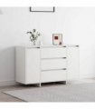 vidaXL Sideboard with Drawer White 120 x 41 x 75 cm Engineered Wood