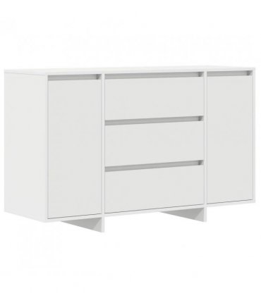 vidaXL Sideboard with Drawer White 120 x 41 x 75 cm Engineered Wood