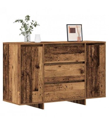 vidaXL Sideboard with Drawer Old Wood 120 x 41 x 75 cm Engineered Wood