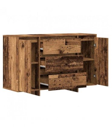 vidaXL Sideboard with Drawer Old Wood 120 x 41 x 75 cm Engineered Wood