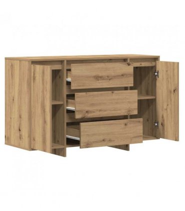 vidaXL Sideboard Artisan Oak 120 x 41 x 75 cm Engineered Wood — V0671994137