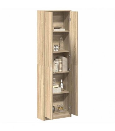 vidaXL Wardrobe with Shelf Sonoma Oak 55 x 25 x 189 cm Engineered Wood