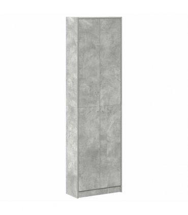 vidaXL Wardrobe Concrete Grey 55 x 25 x 189 cm Engineered Wood