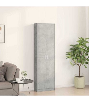 vidaXL Wardrobe Concrete Grey 55 x 25 x 189 cm Engineered Wood