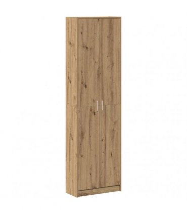vidaXL Wardrobe with Door Artisan Oak 55 x 25 x 189 cm Engineered Wood