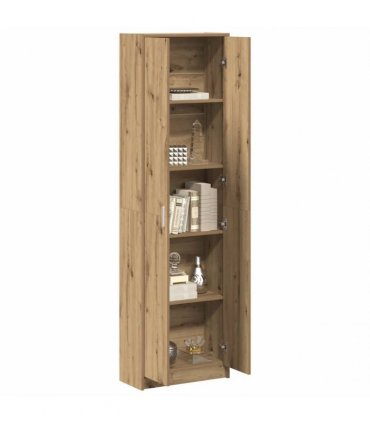 vidaXL Wardrobe with Door Artisan Oak 55 x 25 x 189 cm Engineered Wood