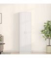 vidaXL Wardrobe with Shelf White 55 x 25 x 189 cm Engineered Wood