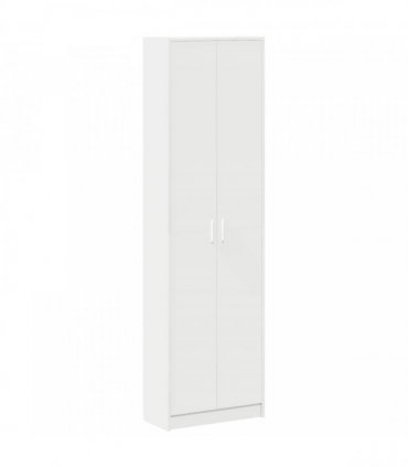 vidaXL Wardrobe with Shelf White 55 x 25 x 189 cm Engineered Wood
