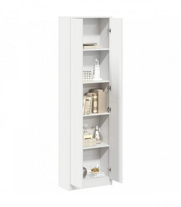 vidaXL Wardrobe with Shelf White 55 x 25 x 189 cm Engineered Wood