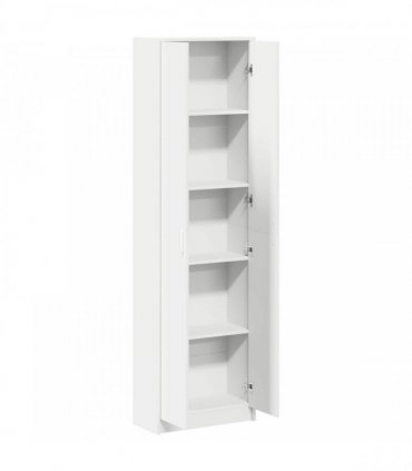 vidaXL Wardrobe with Shelf White 55 x 25 x 189 cm Engineered Wood