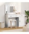 vidaXL Dressing Table 2 pcs White 40 x 41 x 75 cm Engineered wood