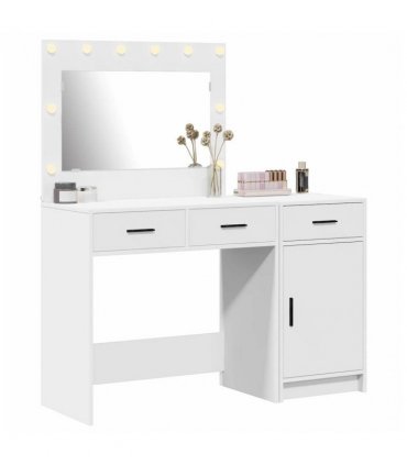 vidaXL Dressing Table 2 pcs White 40 x 41 x 75 cm Engineered wood