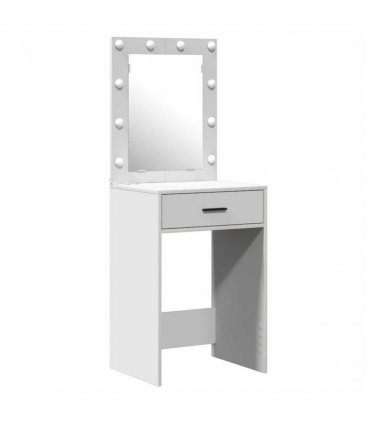 vidaXL Dressing Table 2 pcs White 50 x 41 x 135 cm Engineered wood — V0671994202
