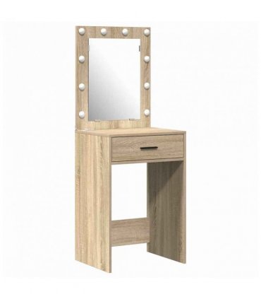 vidaXL Dressing Table 2 pcs Brown 50 x 41 x 135 cm Engineered wood — Colour: Sonoma oak