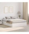 vidaXL Storage Bed Frame White 150 x 200 cm Engineered Wood — V0671994504