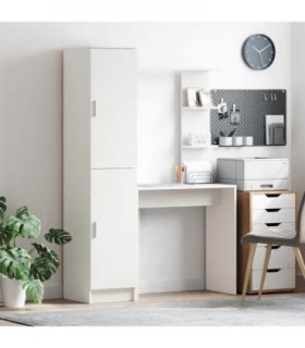 vidaXL Desk 2 pcs White