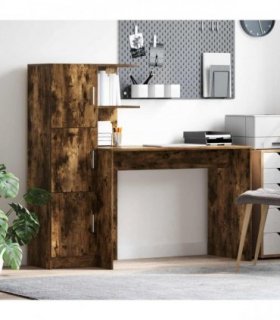 vidaXL Desk 2 pcs Smoked Oak — V0671995813