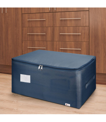 Storage Bags Organiser 105L Blue 600D Oxford fabric 3pk - 105lt Underbed