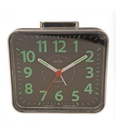 Acctim Parker Alarm Clock in Silver - 16467
