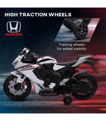 Honda Licensed 6V Kids Electric Motorbike Ride On Car for 3-5 Years  HOMCOM