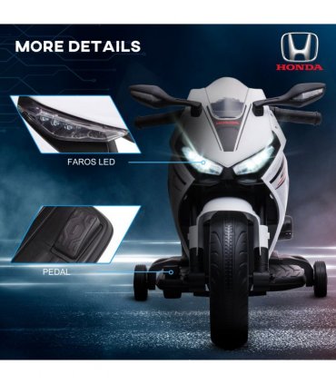 Honda Licensed 6V Kids Electric Motorbike Ride On Car for 3-5 Years  HOMCOM