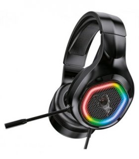 PANTHER FORCE GAMING HEADPHONES WITH MICROPHONE AND USB CONNECTOR - PF142