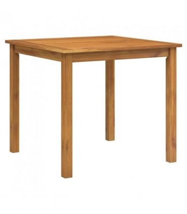 vidaXL Garden Dining Set 3 pcs Beige Solid Acacia Wood — Size: 85 cm table length