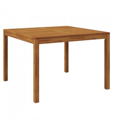 vidaXL Garden Dining Set 3 pcs Grey Solid Acacia Wood — Size: 110 cm table length