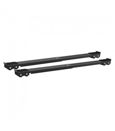 vidaXL Washing Machine Base Manual 2 pcs Black 72 x 5 x 4.5 cm