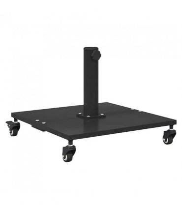 vidaXL Parasol Base Black 45 x 45 x 31.5 cm — Model: with wheels