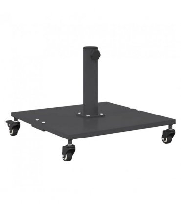 vidaXL Parasol Base Dark Grey 45 x 45 x 31.5 cm — Model: with wheels
