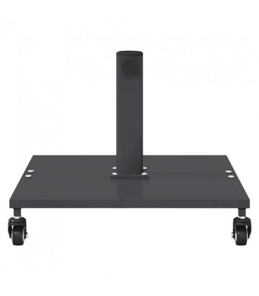 vidaXL Parasol Base Dark Grey 45 x 45 x 31.5 cm — Model: with wheels