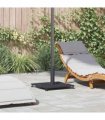 vidaXL Parasol Base Dark Grey 45 x 45 x 31 cm — Model: without wheels