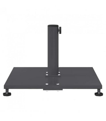 vidaXL Parasol Base Dark Grey 45 x 45 x 31 cm — Model: without wheels
