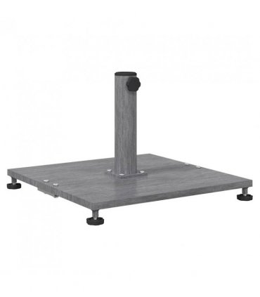 vidaXL Parasol Base Dark Grey Wood Look 45 x 45 x 31 cm — Model: without wheels