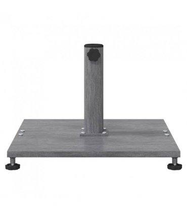 vidaXL Parasol Base Dark Grey Wood Look 45 x 45 x 31 cm — Model: without wheels