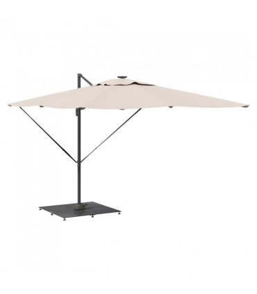 vidaXL Parasol Base Dark grey 100 x 100 x 4 cm Steel