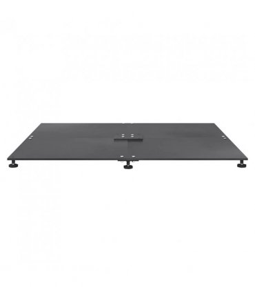 vidaXL Parasol Base Dark grey 100 x 100 x 4 cm Steel