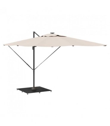 vidaXL Parasol Base Black 100 x 100 x 4 cm Steel
