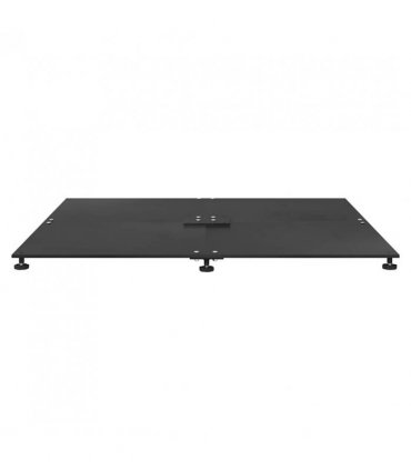 vidaXL Parasol Base Black 100 x 100 x 4 cm Steel