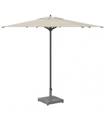 vidaXL Parasol Base Dark Grey Wood look 45 x 45 x 31.5 cm — Model: without wheels