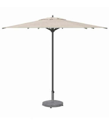 vidaXL Parasol Base Dark Grey Wood look 48 x 48 x 32 cm — Model: without wheels