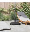 vidaXL Parasol Base Dark Grey 48 x 48 x 32 cm — Model: with wheels