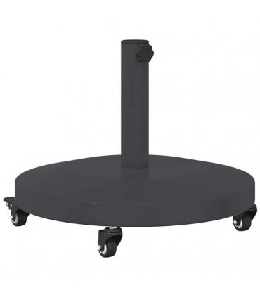 vidaXL Parasol Base Dark Grey 48 x 48 x 32 cm — Model: with wheels