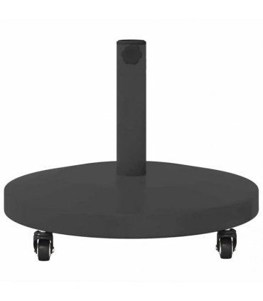 vidaXL Parasol Base Dark Grey 48 x 48 x 32 cm — Model: with wheels