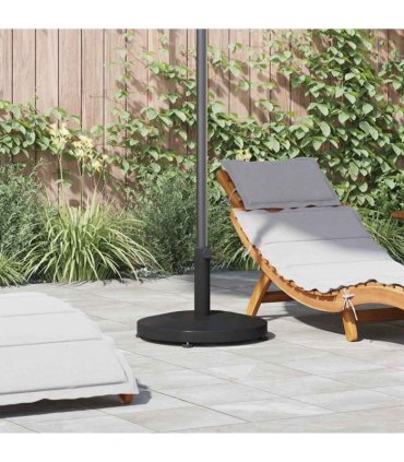 vidaXL Parasol Base Black 48 x 48 x 32 cm — Model: without wheels