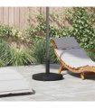 vidaXL Parasol Base Black 48 x 48 x 32 cm — Model: without wheels