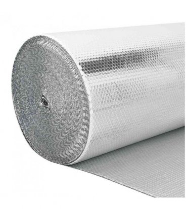 vidaXL Radiator Heat Reflector Silver 30 x 0.6 m Polyethylene — Size: 0.6 x 30 m
